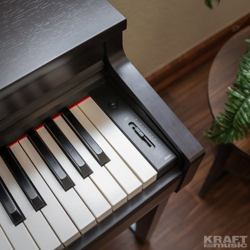 Kawai CN201 Digital Piano - Premium Rosewood - Power and volume controls