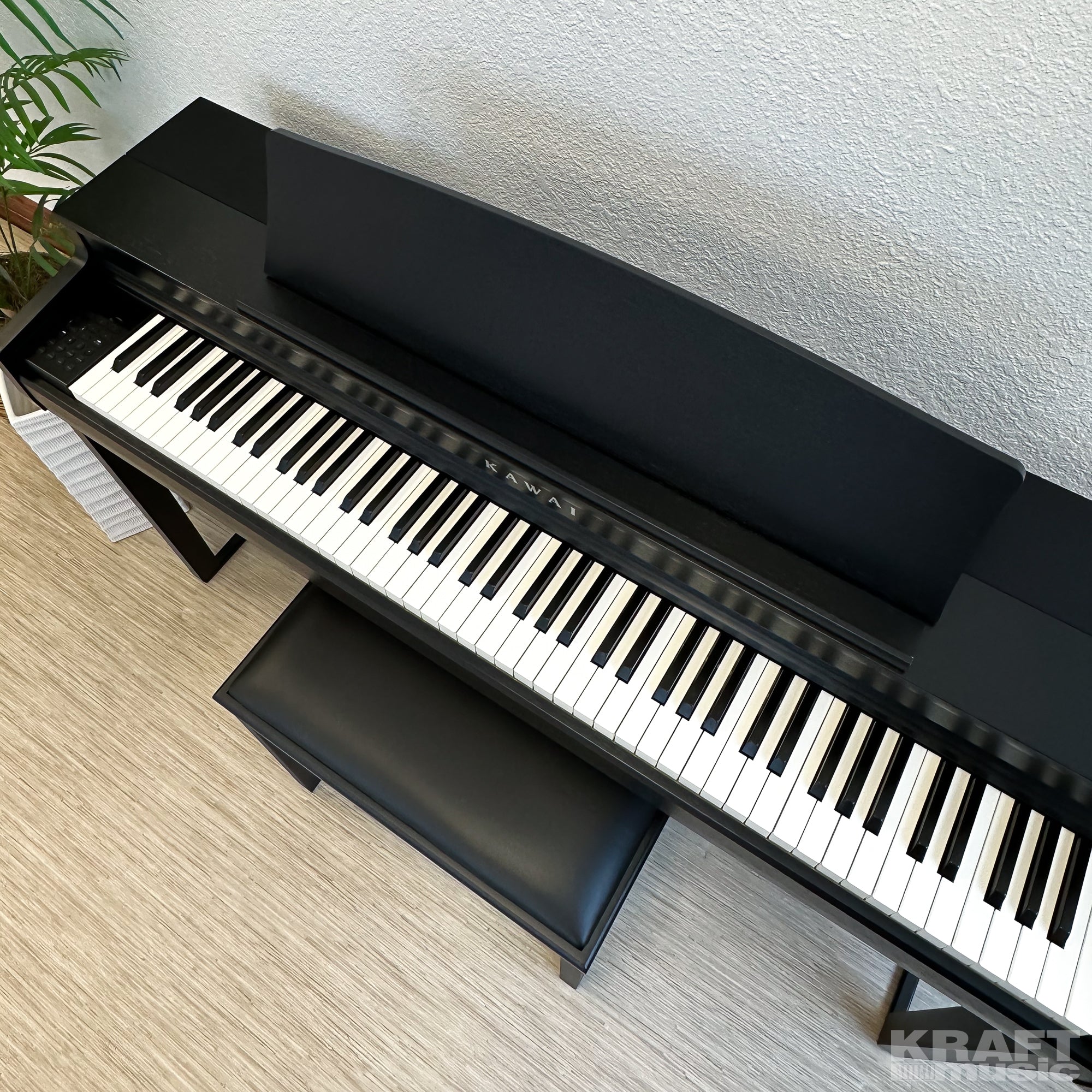 Kawai CN301 Digital Piano - Satin Black - Top view