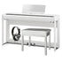 Kawai ES520 Portable Digital Piano - White COMPLETE HOME BUNDLE