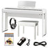 Kawai ES920 Portable Digital Piano - White HOME ESSENTIALS BUNDLE