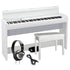 Korg LP-380U Digital Piano - White COMPLETE HOME BUNDLE