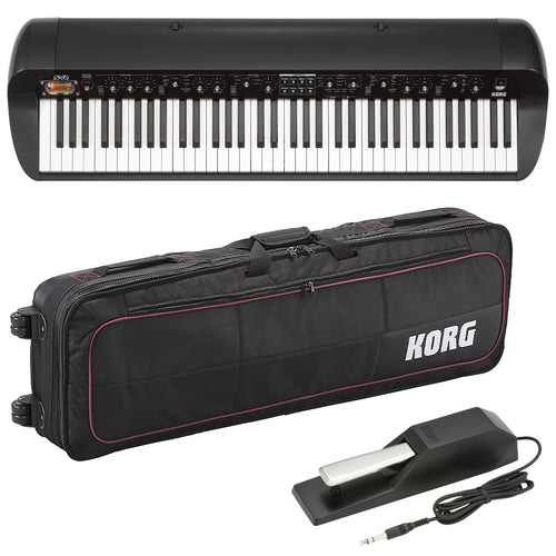 Korg SV-2 73 Stage Vintage Piano - Black CARRY BAG KIT