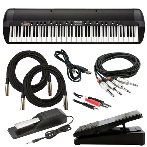 Korg SV-2 88 Stage Vintage Piano - Black CABLE KIT