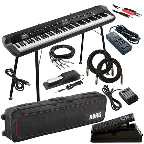 Korg SV-2 88 Stage Vintage Piano - Black STAGE RIG