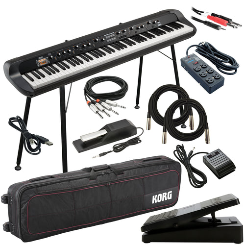 Korg SV-2 88 Stage Vintage Piano - Black STAGE RIG