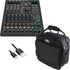 Collage image of the Mackie ProFX10v3+ 10 Channel Mixer CARRY BAG KIT
