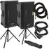 Mackie Thump12v4 12" Powered Speaker AUDIO ESSENTIALS BUNDLE