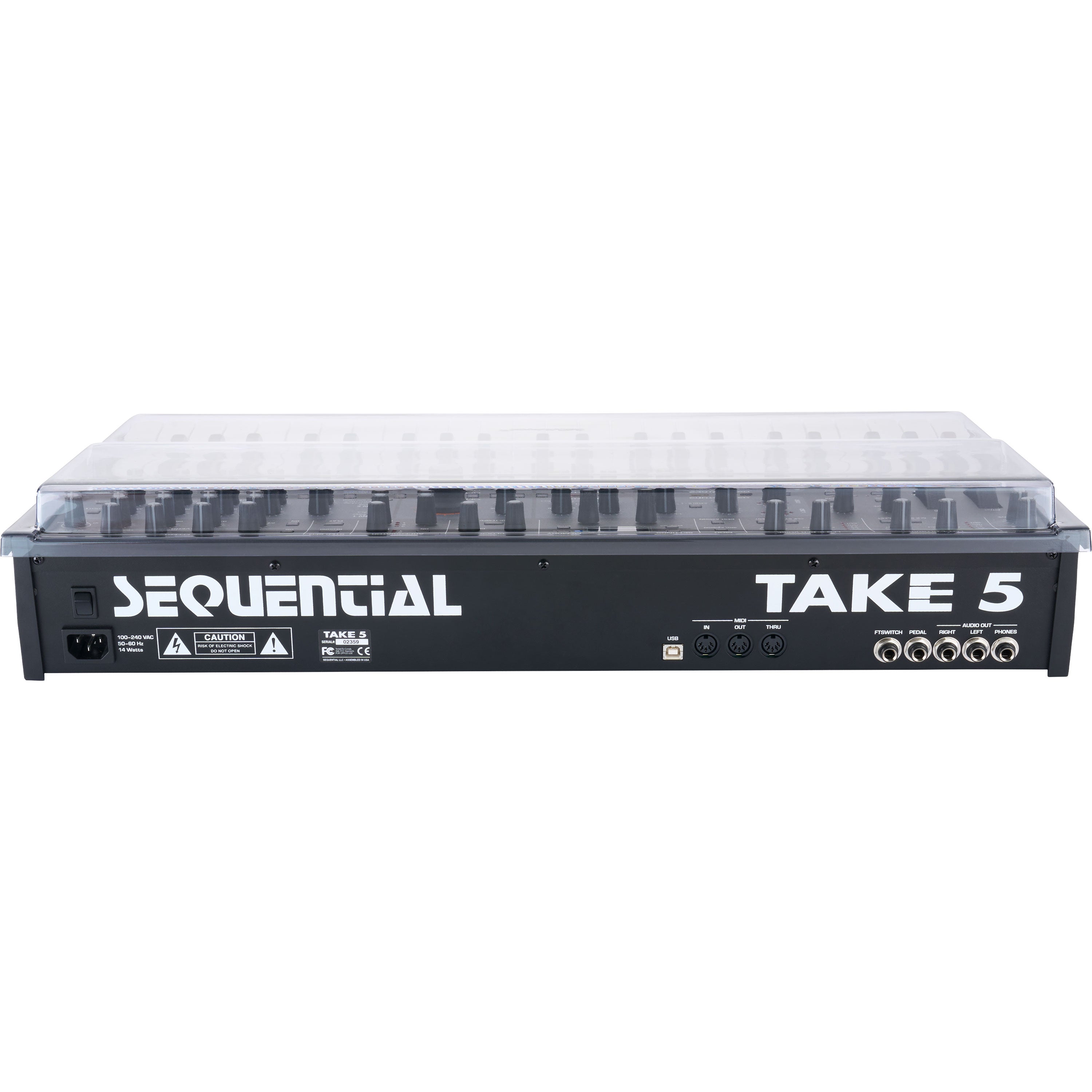 Decksaver Sequential Take 5 & Oberheim TEO-5 Cover View 2