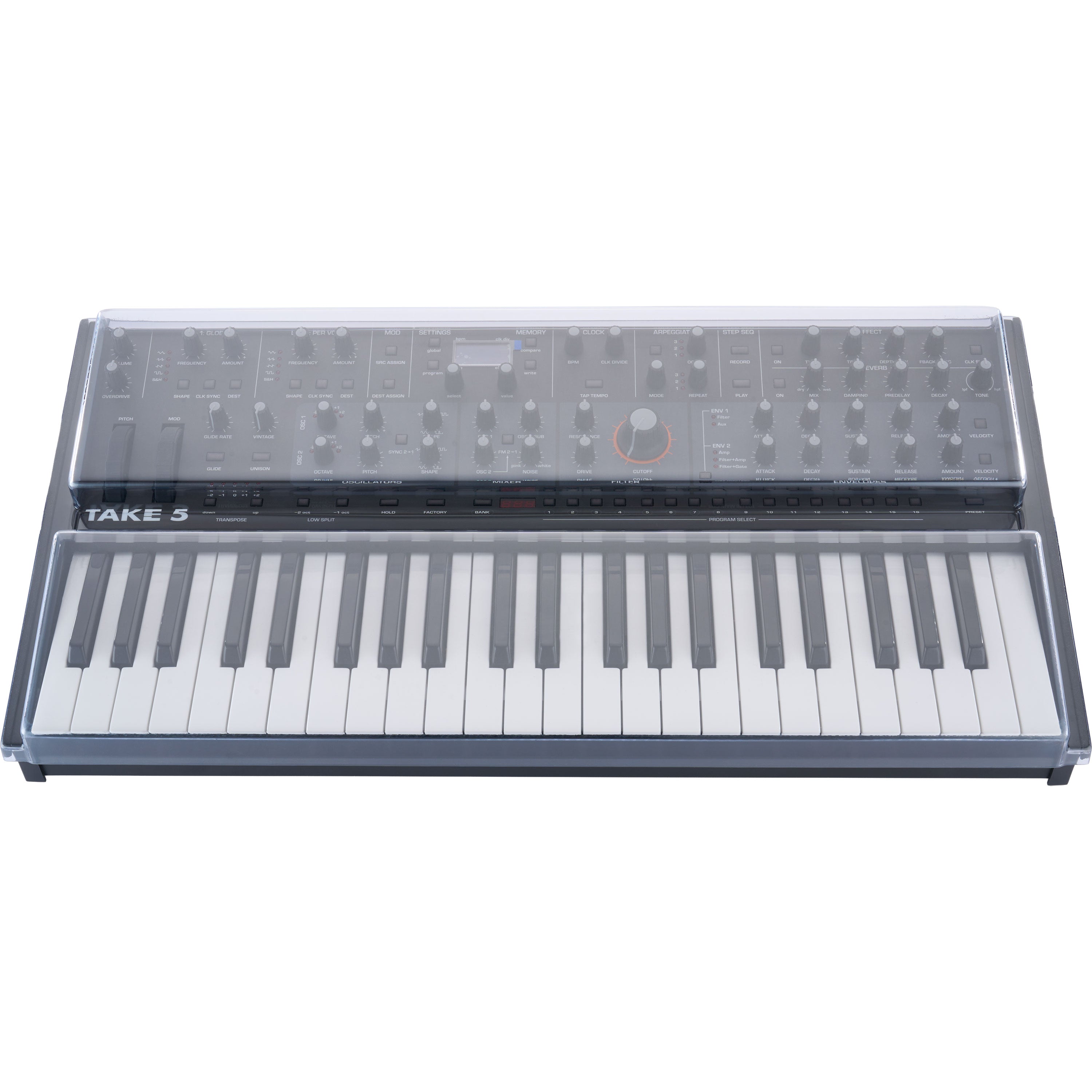 Decksaver Sequential Take 5 & Oberheim TEO-5 Cover View 1