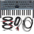 Collage of items included in the Modal Electronics Argon8 8-Voice Polyphonic Wavetable Synthesizer CABLE KIT