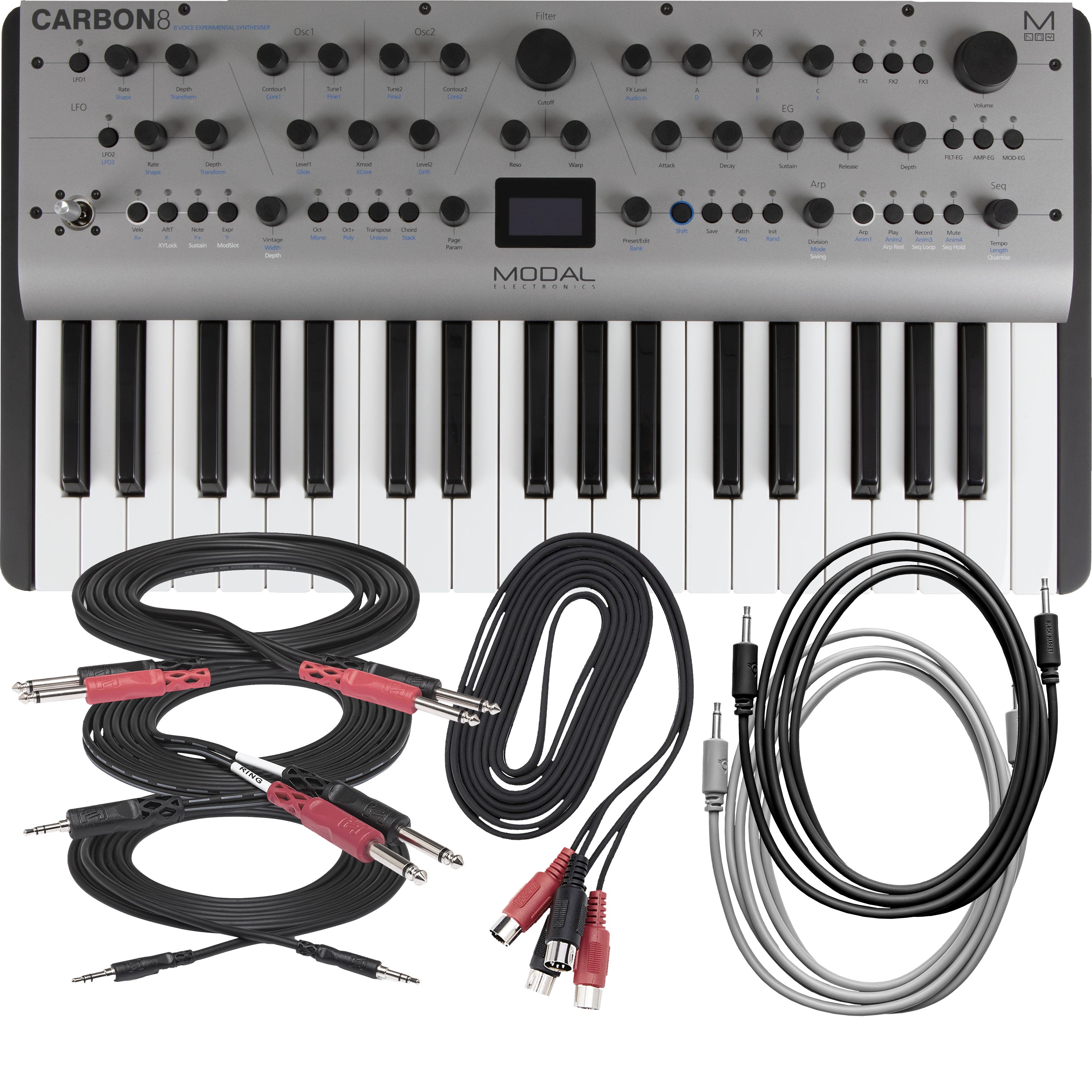 Modal Electronics Carbon8 37-Key Experimental Digital Synthesizer CABLE KIT