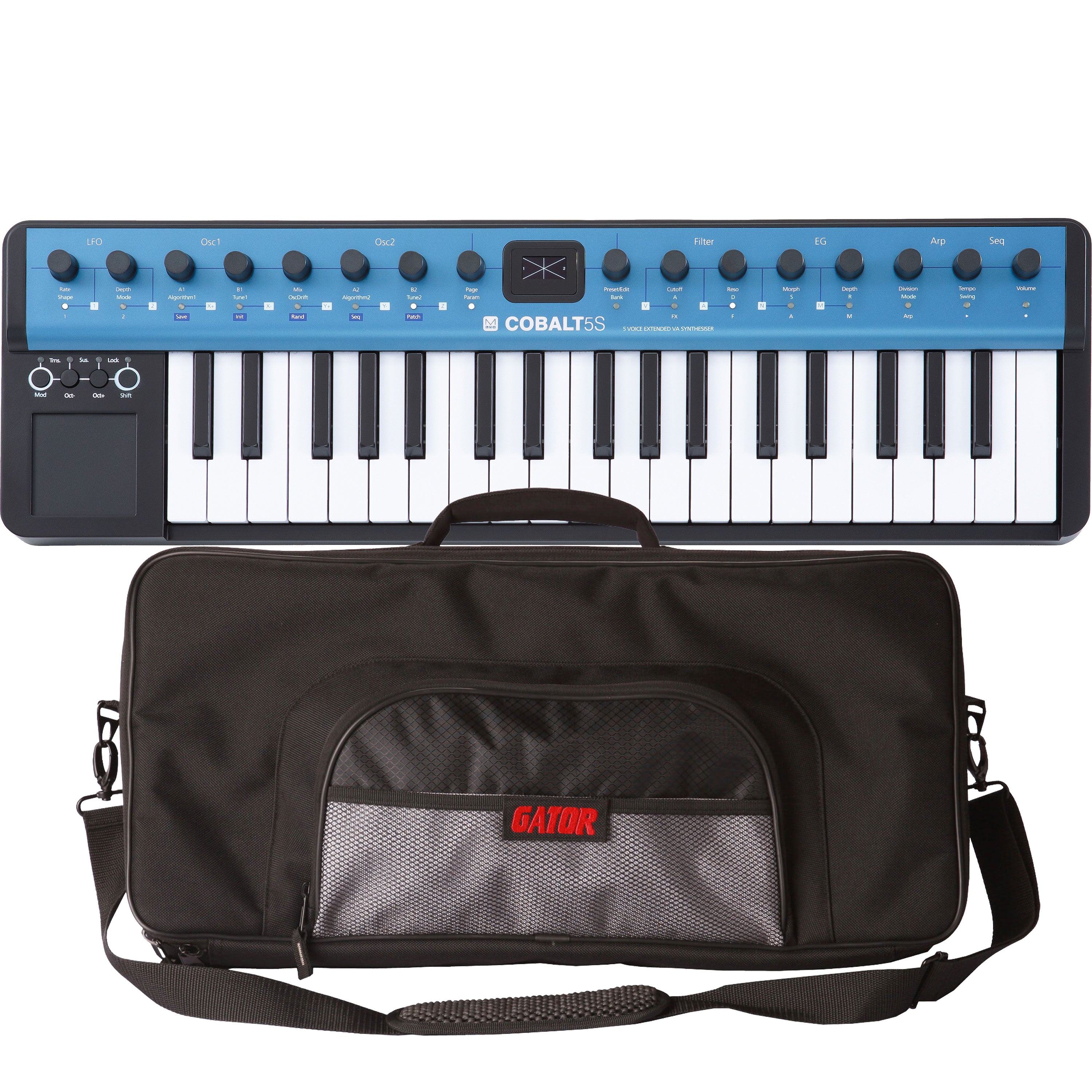 Modal Electronics Cobalt5S 5-Voice Virtual Analog Synthesizer CARRY BAG KIT