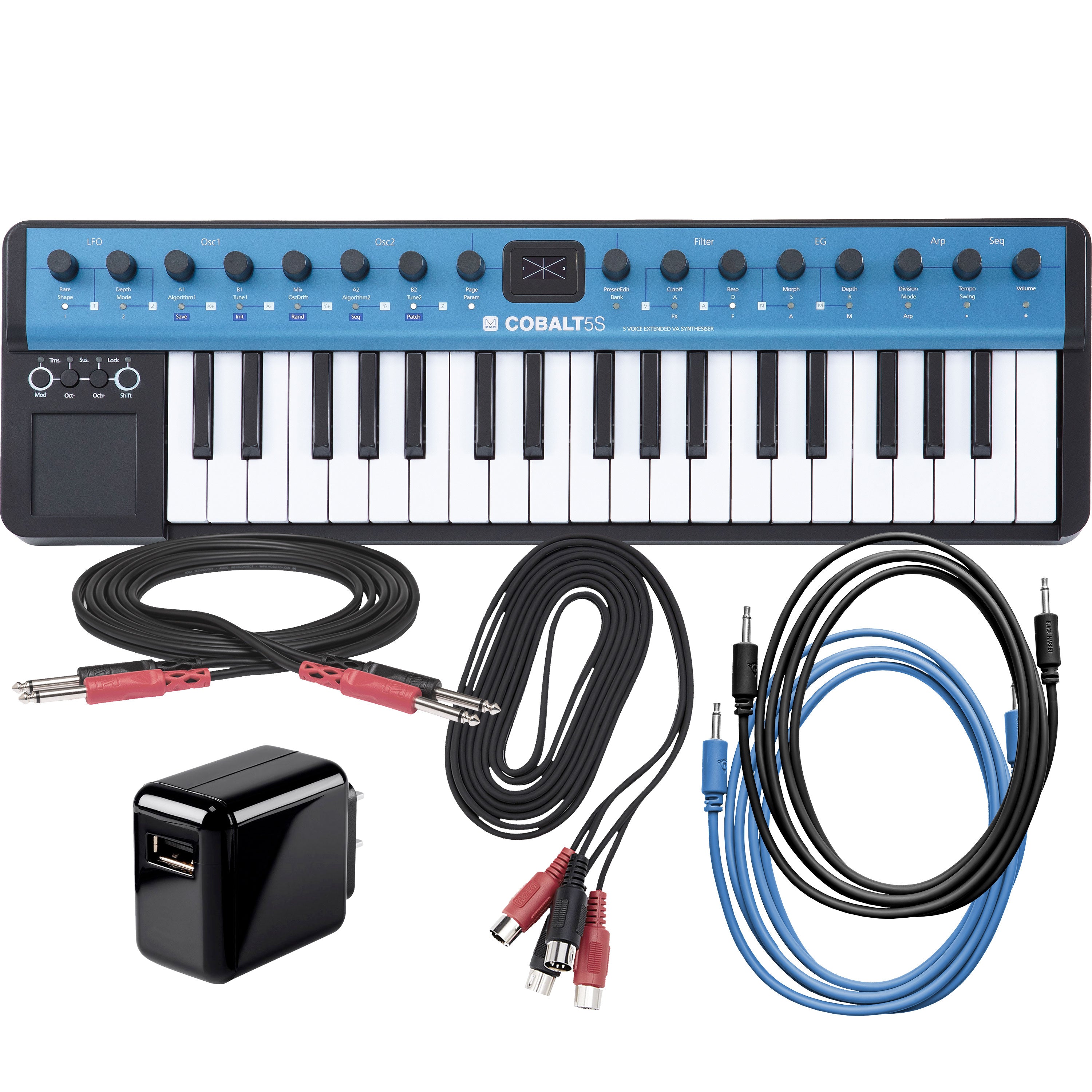 Modal Electronics Cobalt5S 5-Voice Virtual Analog Synthesizer CABLE KIT