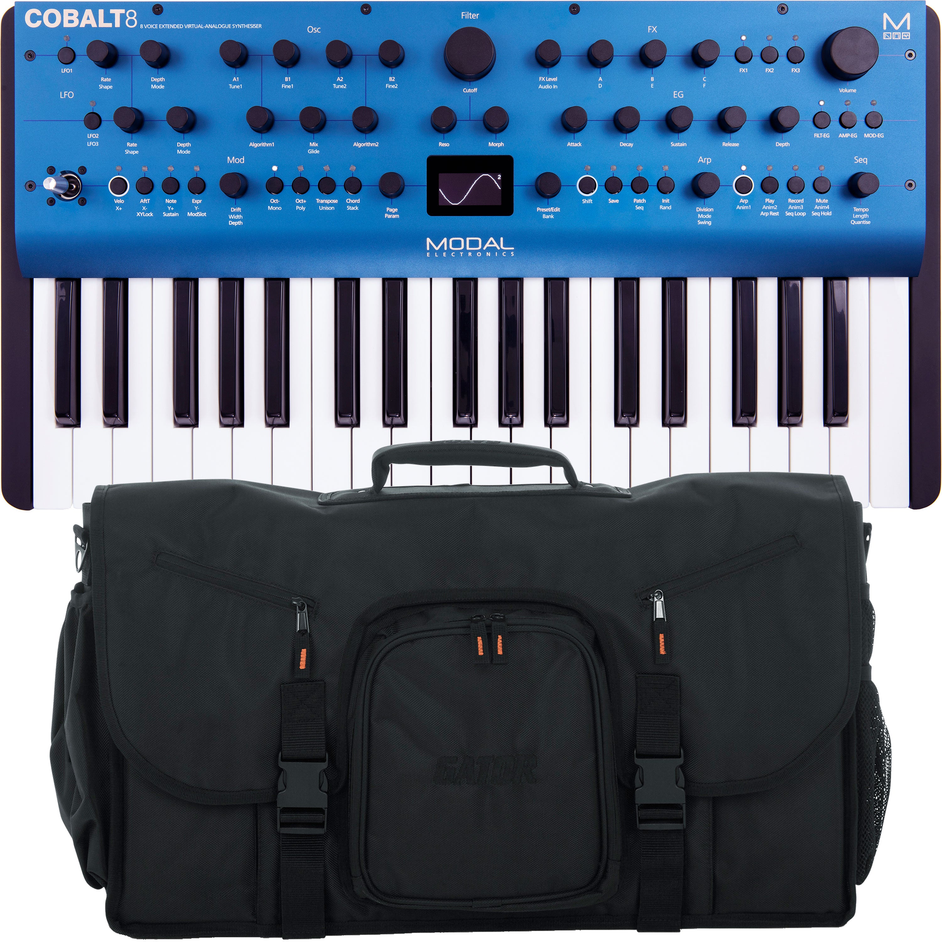 Modal Electronics Cobalt8 37-Key Virtual Analog Synthesizer CARRY