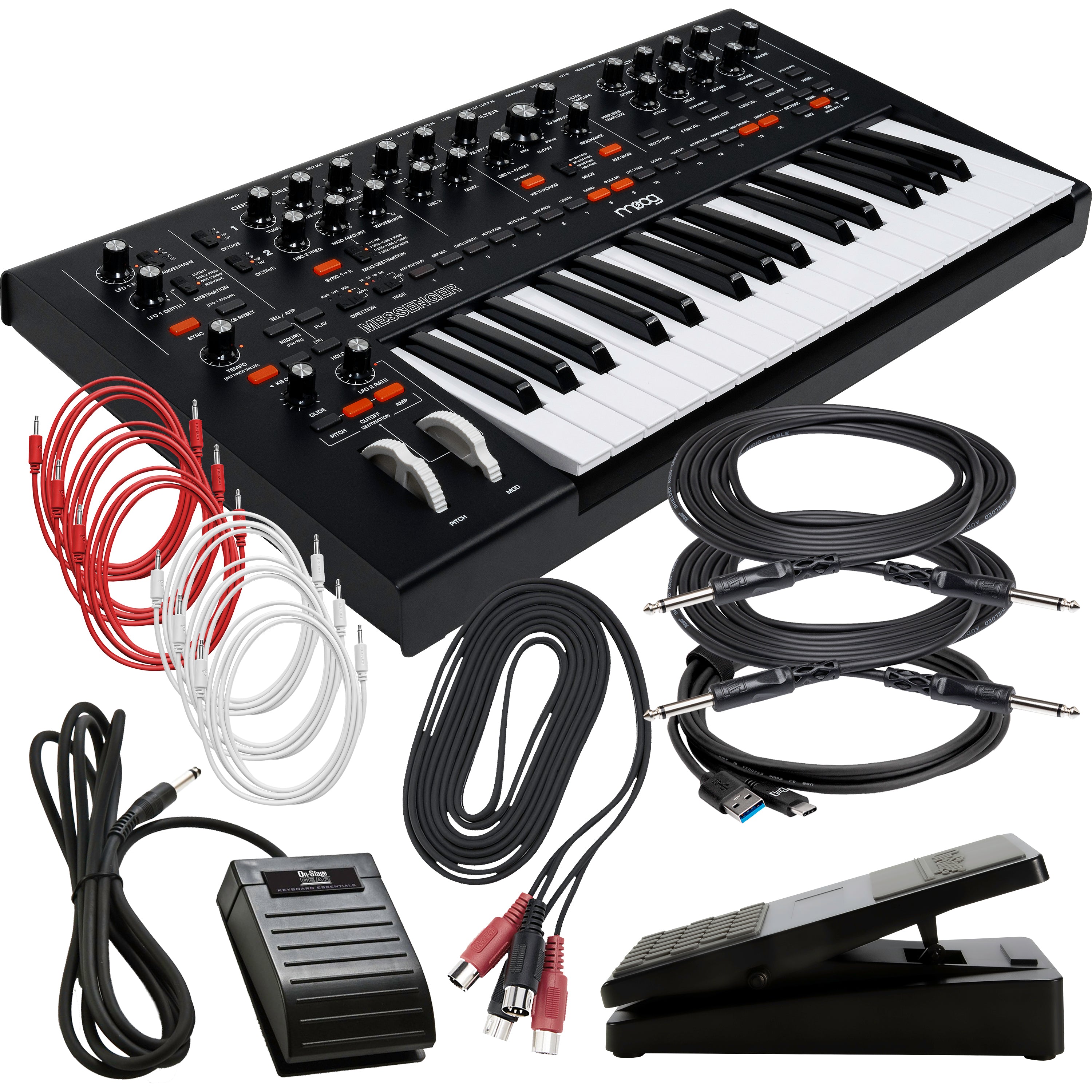 Moog Messenger Monophonic Analog Synthesizer COMPLETE CABLE KIT