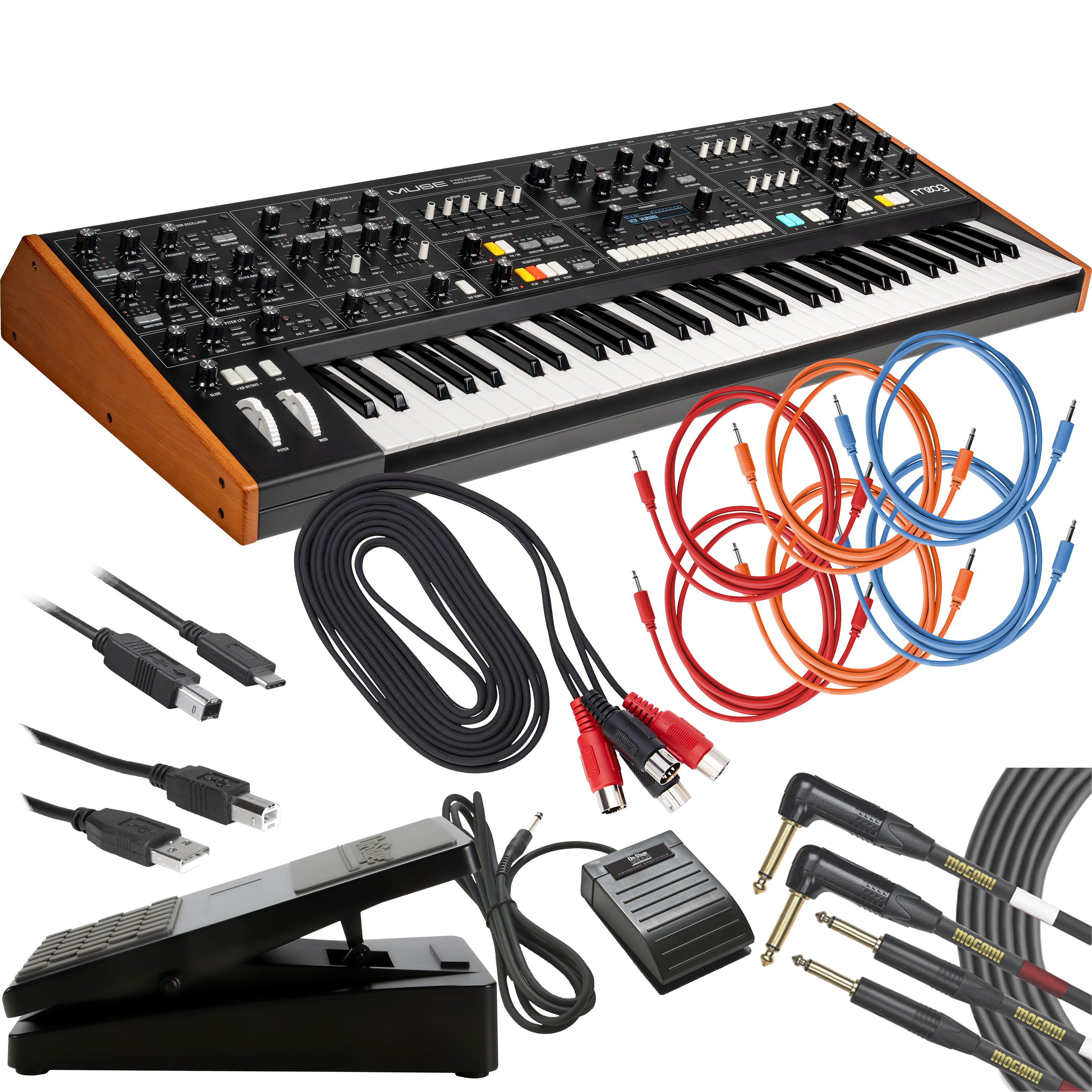 Moog Muse 8-Voice Polyphonic Analog Synthesizer CABLE KIT