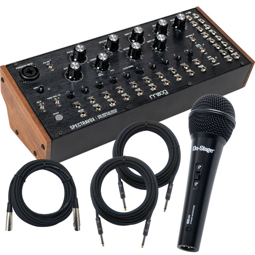 Moog Spectravox Semi-Modular Analog Spectral Processor MIC & CABLE KIT