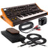 Collage showing components in Moog Subsequent 37 Analog Synthesizer TOUCHÉ KIT