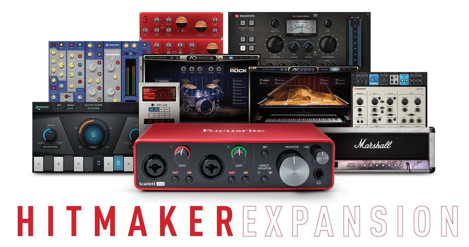 Focusrite Scarlett 2i2 Studio (3rd Gen) Recording Package
