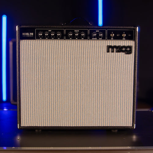 Moog Model 210 4-Channel Instrument Amplifier head on view