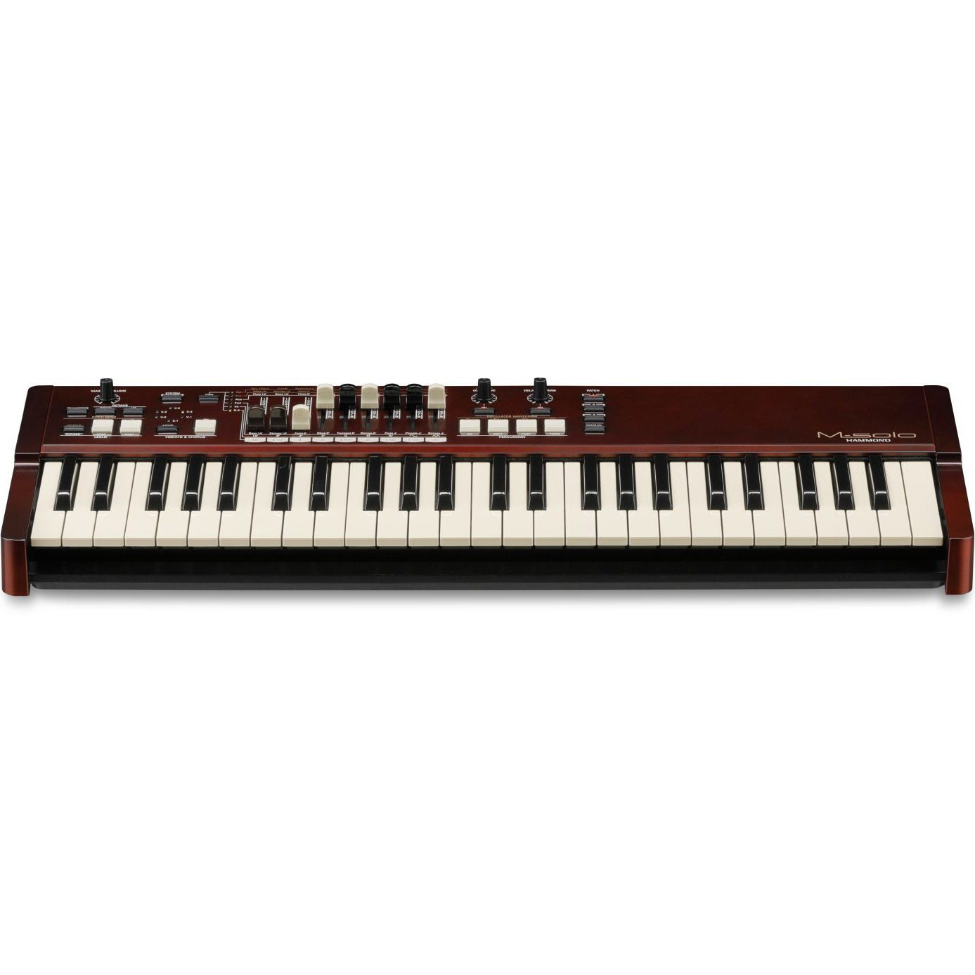 Hammond M-solo Organ - Burgundy, View 