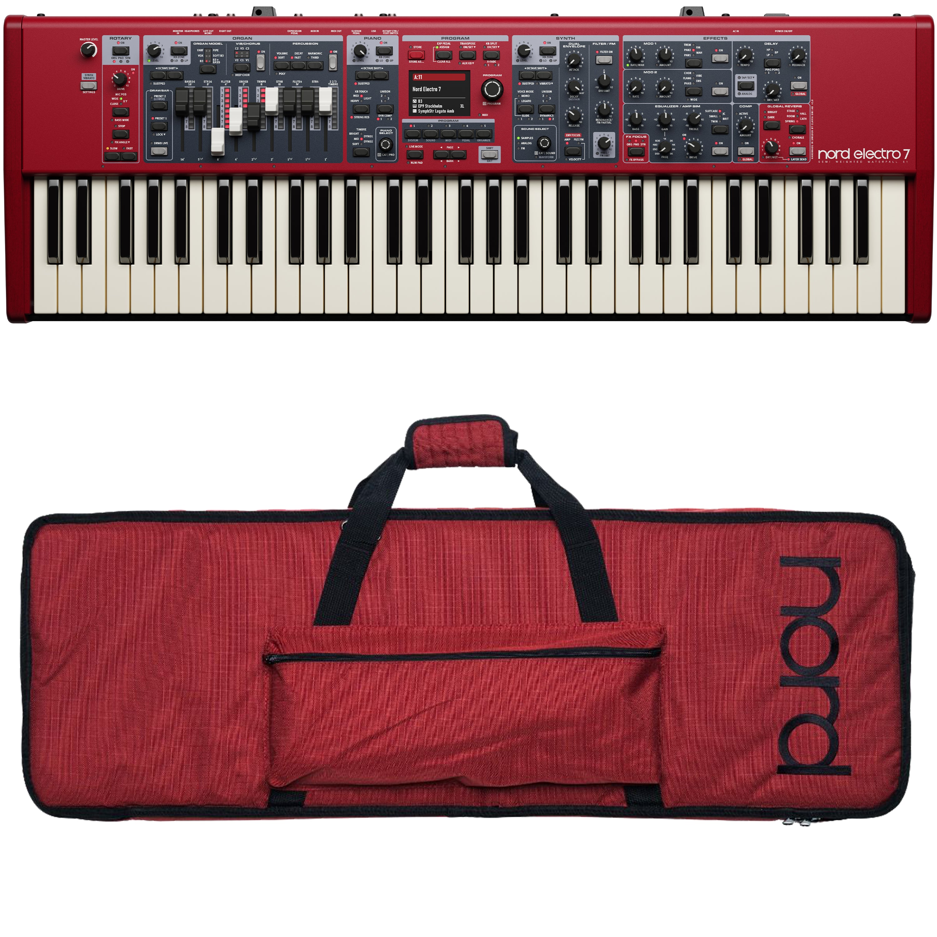 Nord Electro 7 61 Stage Keyboard CARRY BAG KIT
