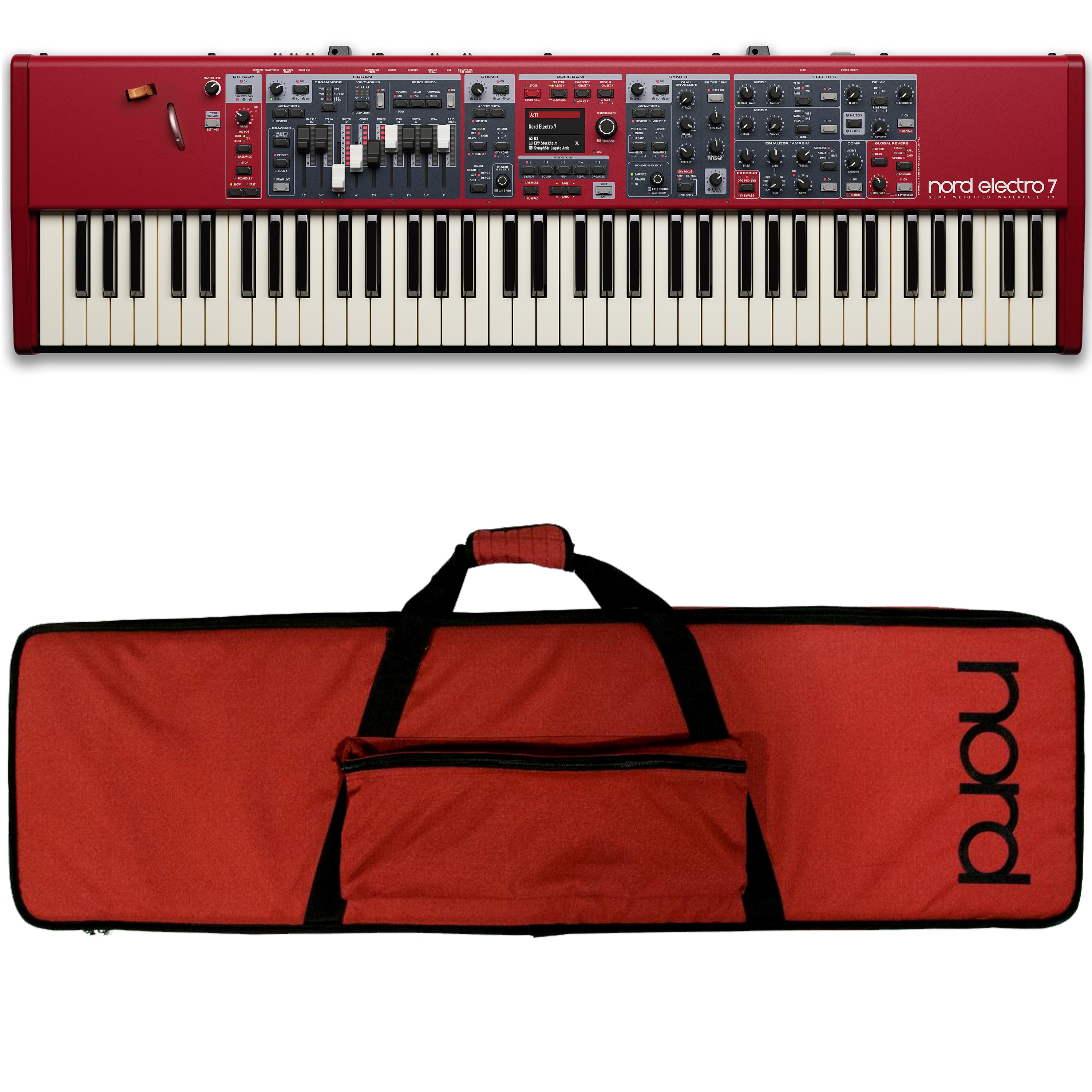 Nord Electro 7 73 Stage Keyboard CARRY BAG KIT