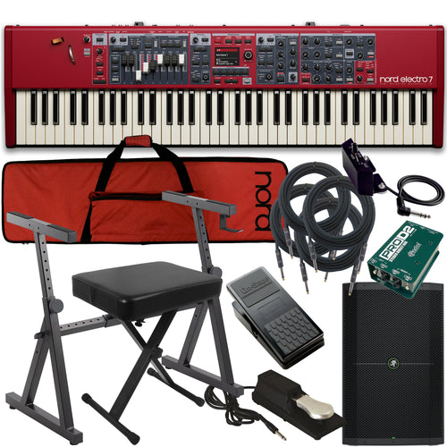 Nord Electro 7 73 Stage Keyboard COMPLETE STAGE BUNDLE