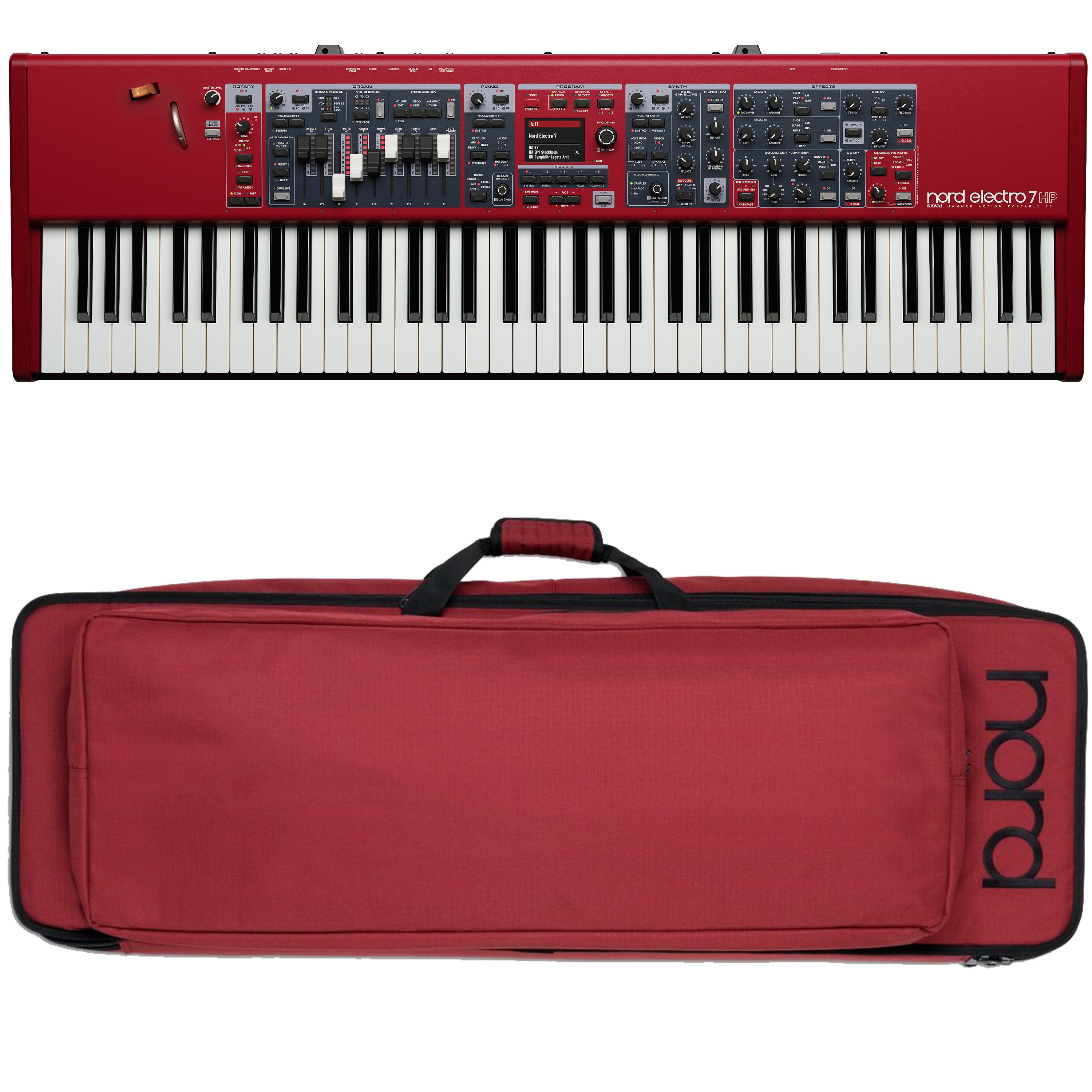 Nord Electro 7 HP 73 Stage Keyboard CARRY BAG KIT