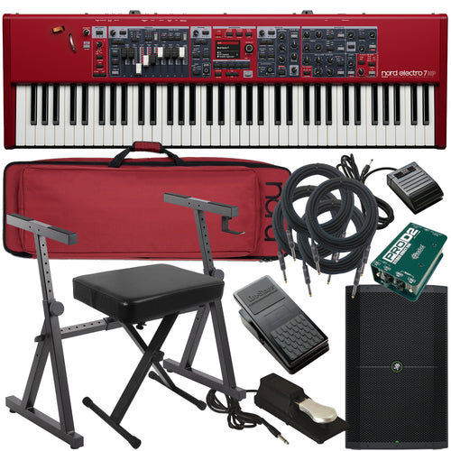 Nord Electro 7 HP 73 Stage Keyboard COMPLETE STAGE BUNDLE