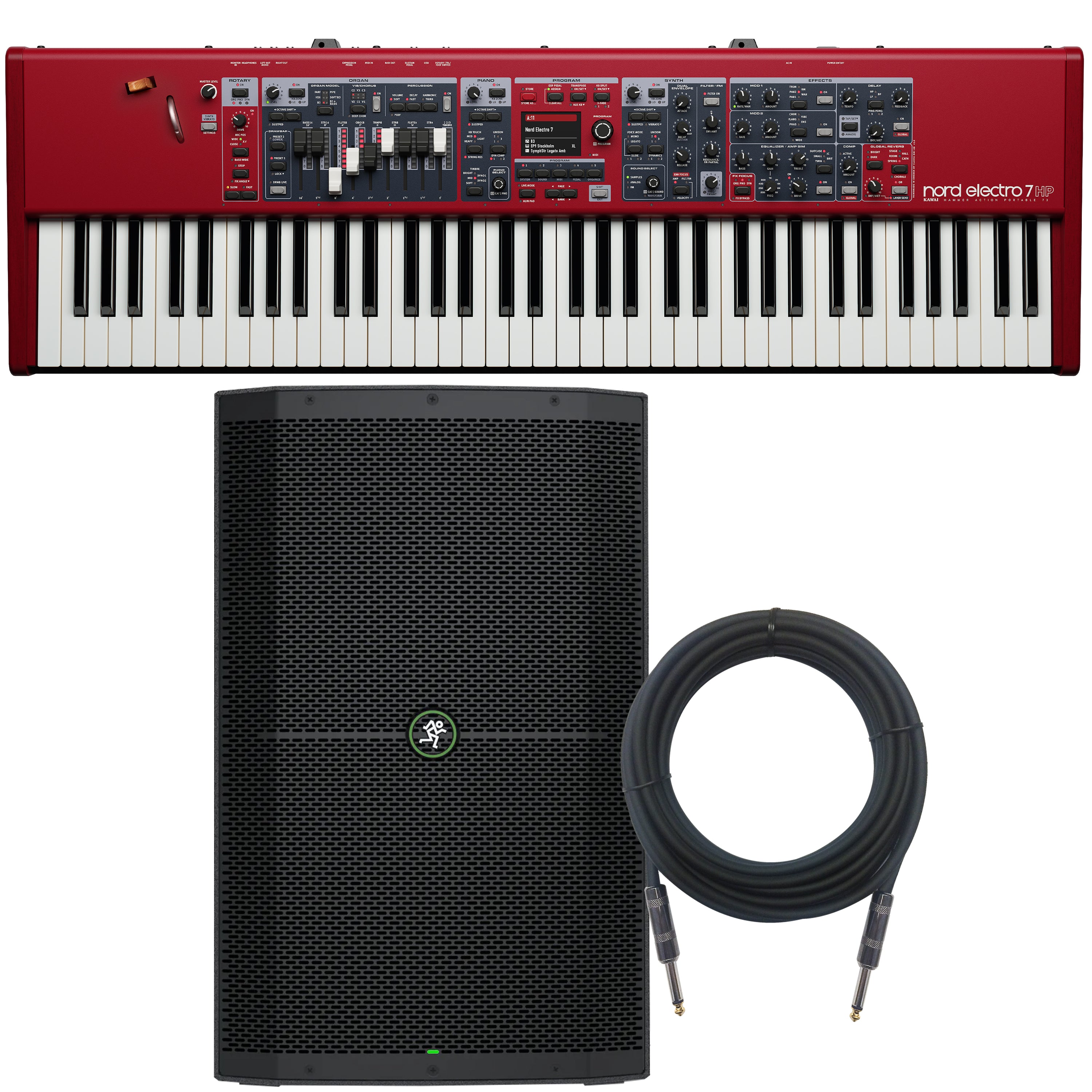 Nord Electro 7 HP 73 Stage Keyboard MONITOR KIT
