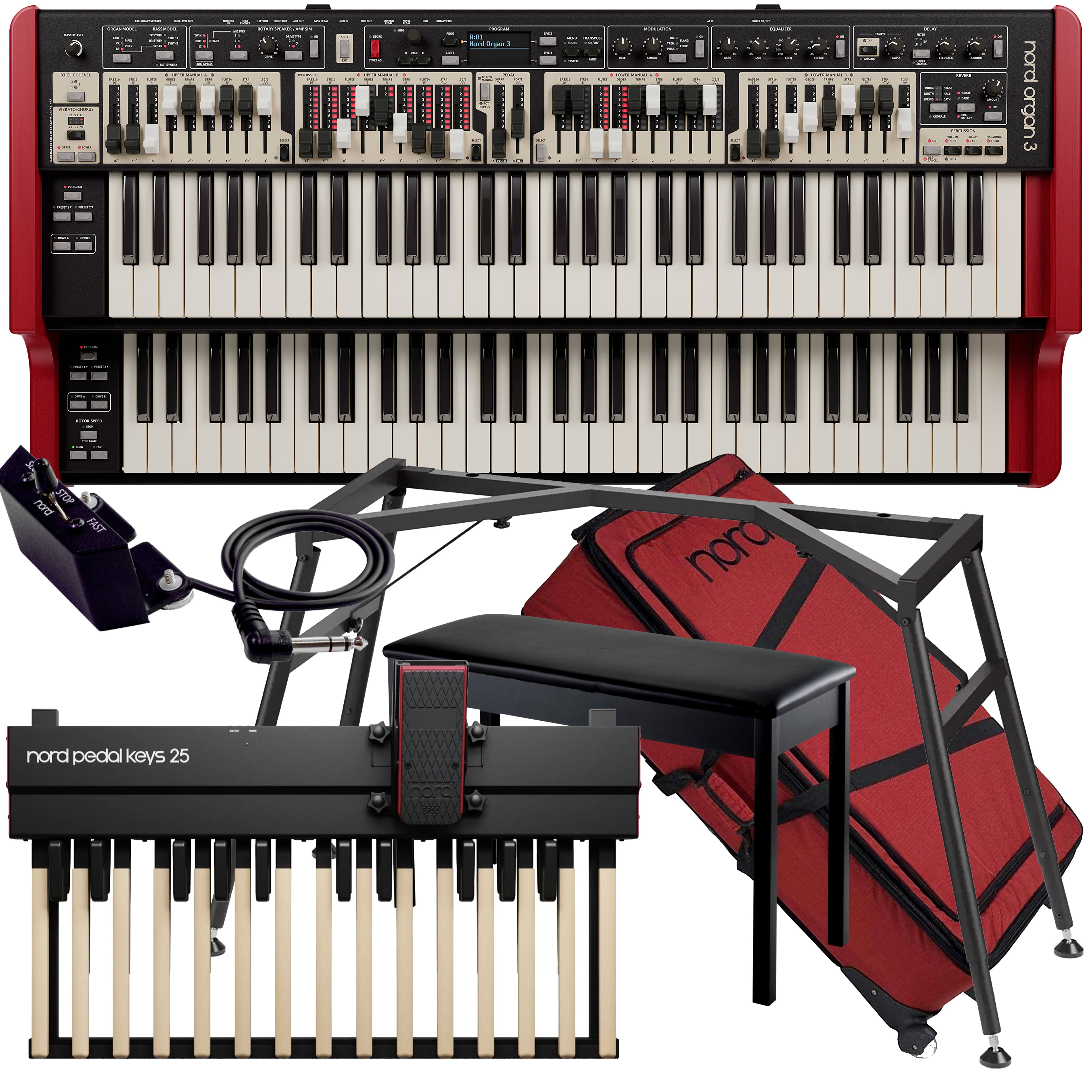 Nord Organ 3 Dual Manual Organ ULTRA BUNDLE
