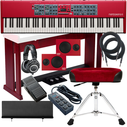 Nord Piano 6 88 Stage Piano COMPLETE HOME BUNDLE
