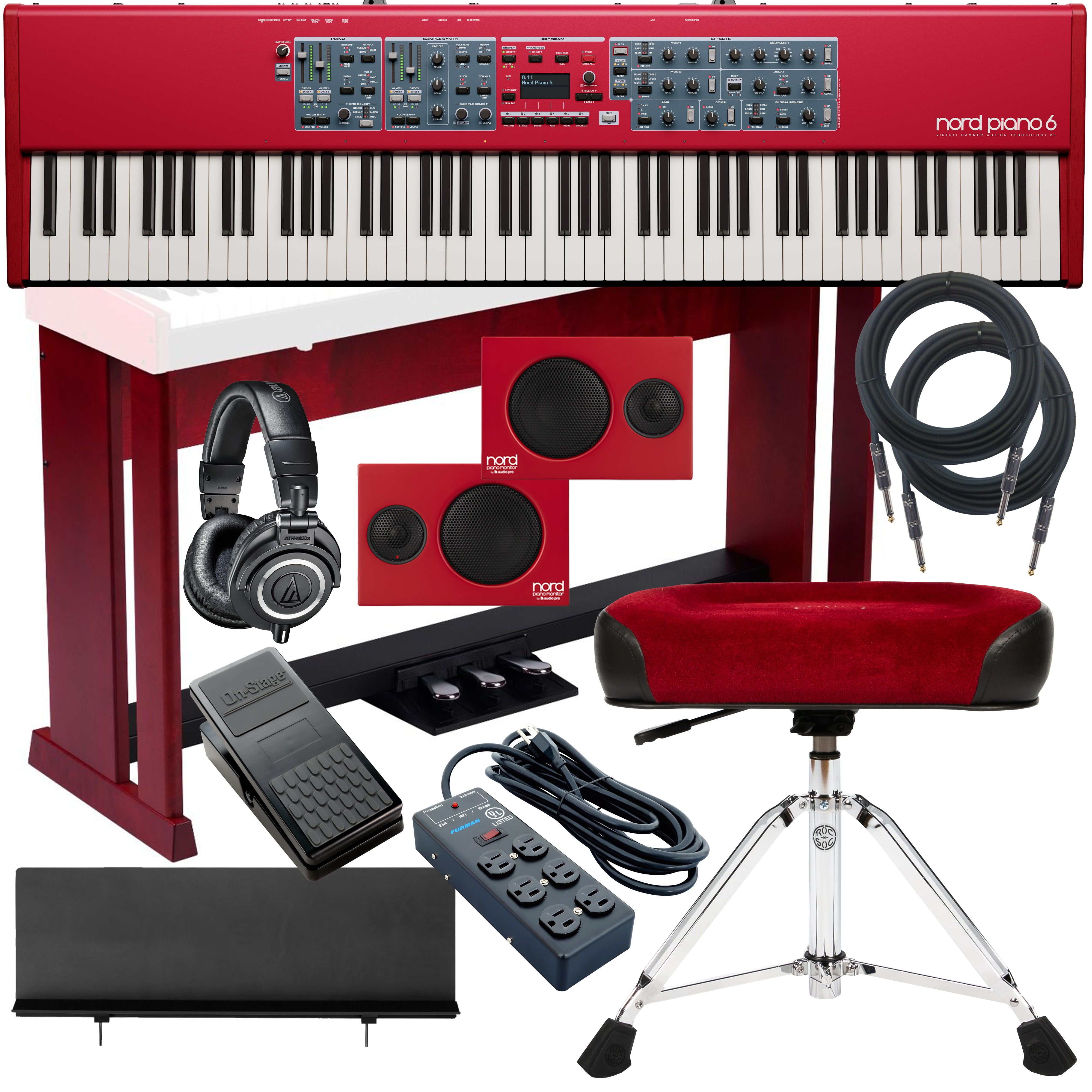 Nord Piano 6 88 Stage Piano COMPLETE HOME BUNDLE