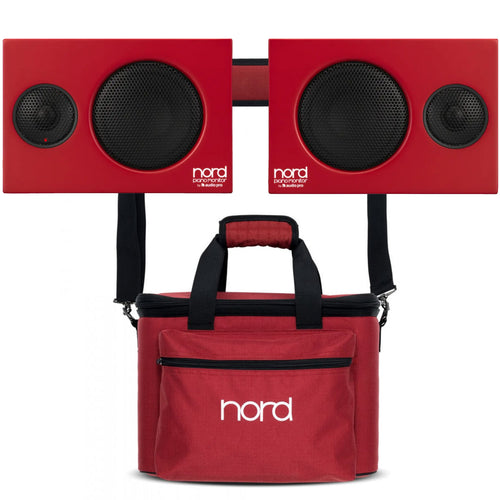 Nord Piano Monitor V2 Active Stereo Speakers CARRY BAG KIT