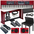Collage image of the Nord Stage 4 88 Stage Keyboard COMPLETE HOME BUNDLE