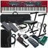 Collage image of the Nord Stage 4 88 Stage Keyboard COMPLETE STAGE BUNDLE
