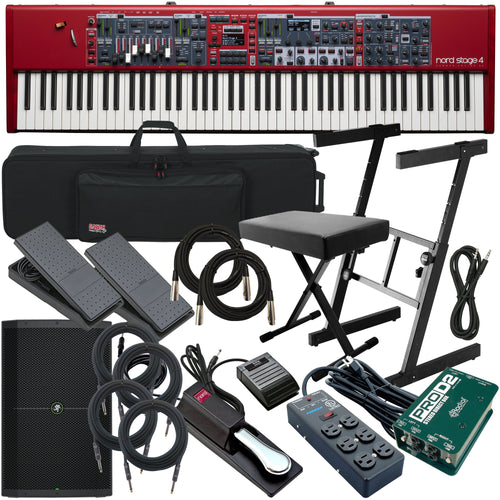 Nord Stage 4 88 Stage Keyboard COMPLETE STAGE BUNDLE