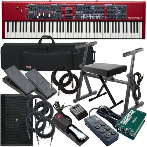 Nord Stage 4 88 Stage Keyboard COMPLETE STAGE BUNDLE