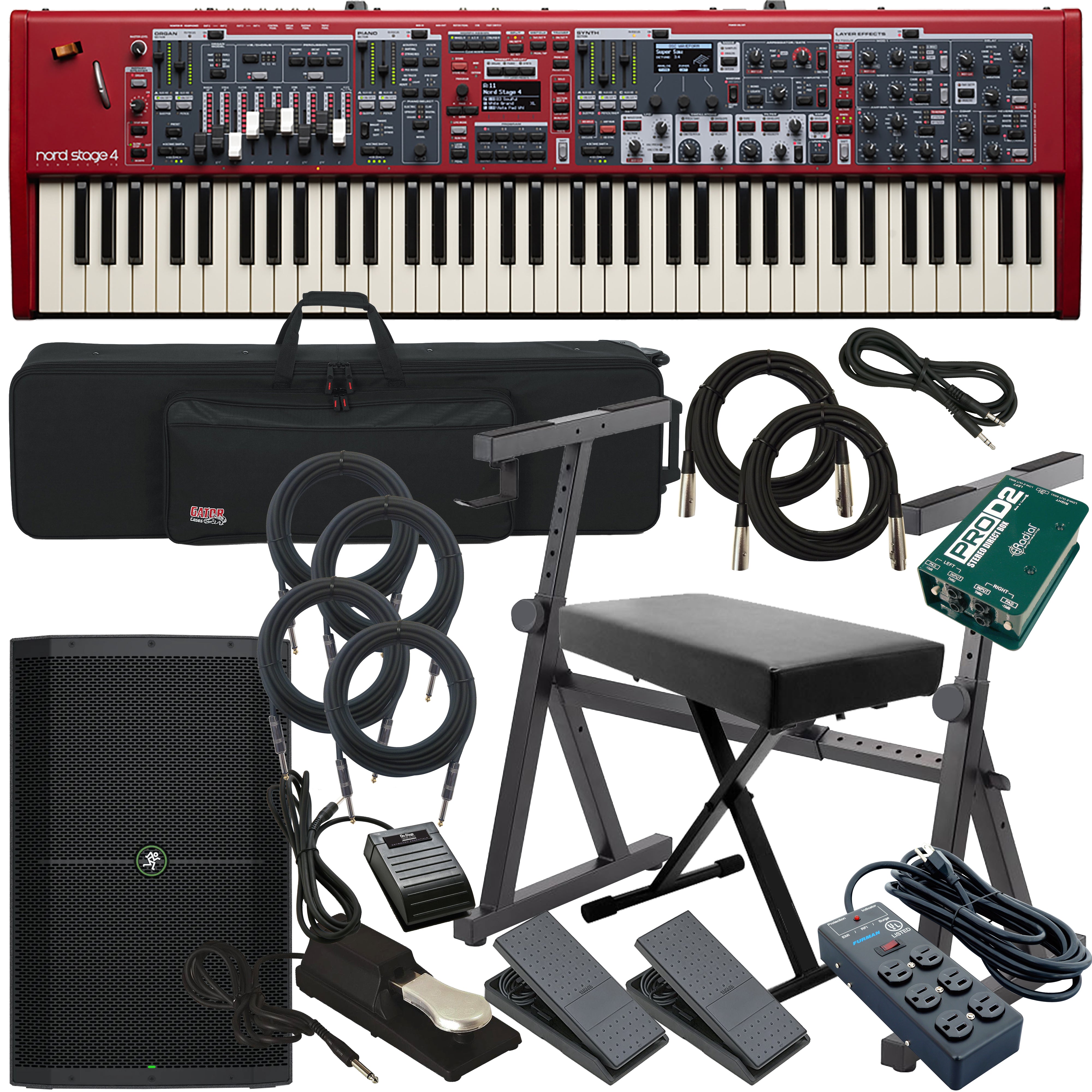 Nord Stage 4 Compact Stage Keyboard COMPLETE STAGE BUNDLE