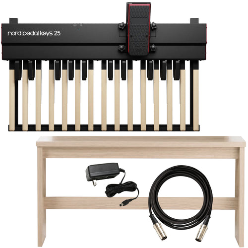 Nord Pedal Keys 25 Pedal Board with Bench