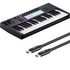 Collage showing components in Novation Launchkey 37 Mk4 Keyboard Controller USB-C CABLE KIT