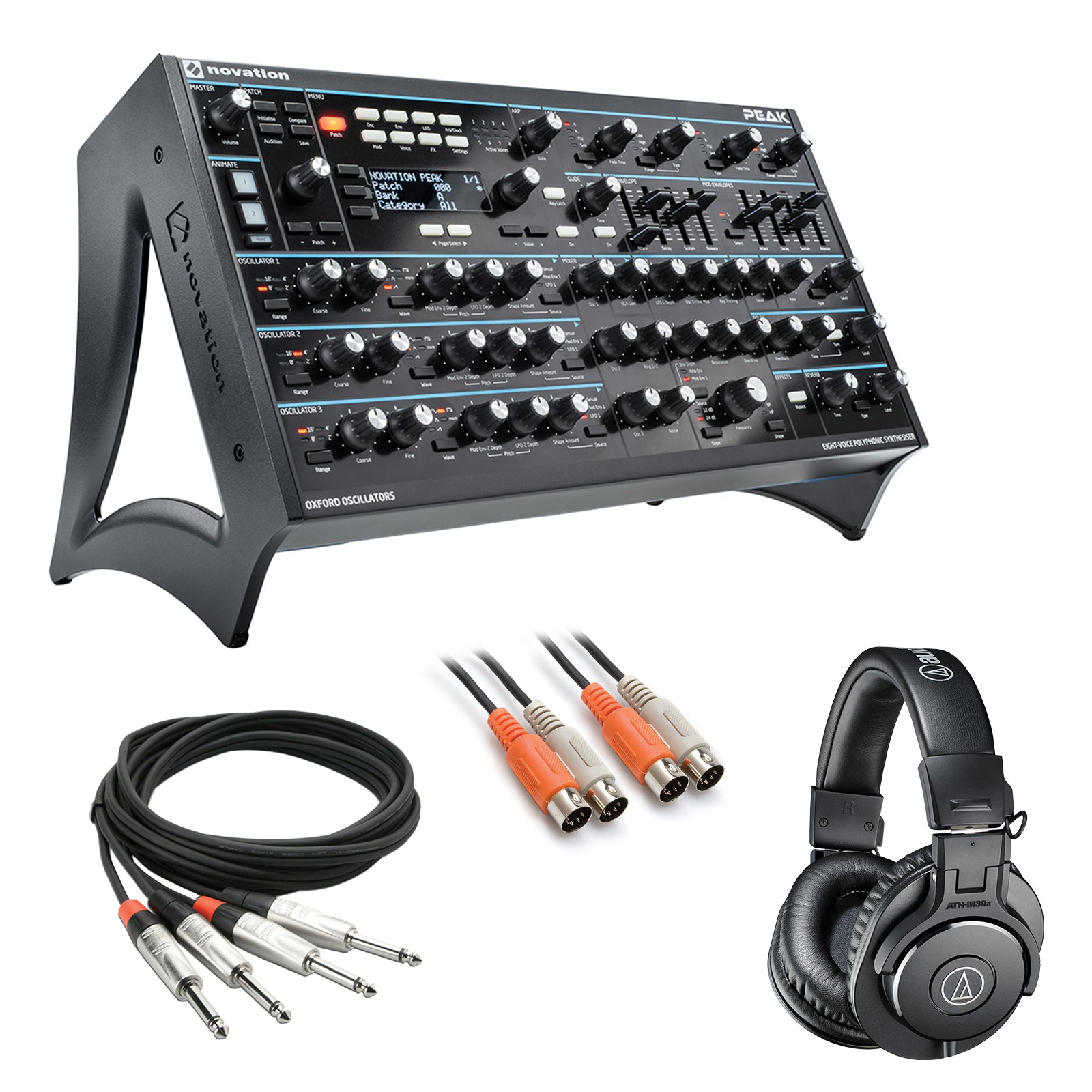 Novation Peak 8-Voice Polyphonic Desktop Synthesizer STUDIO RIG