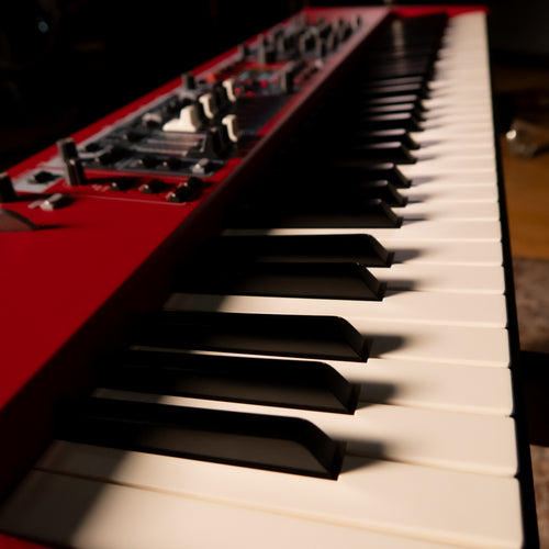Close up of key bed for the Nord Electro 7 HP 73 Stage Keyboard