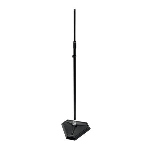 on-stage ms7625b black threadless straight mic stand