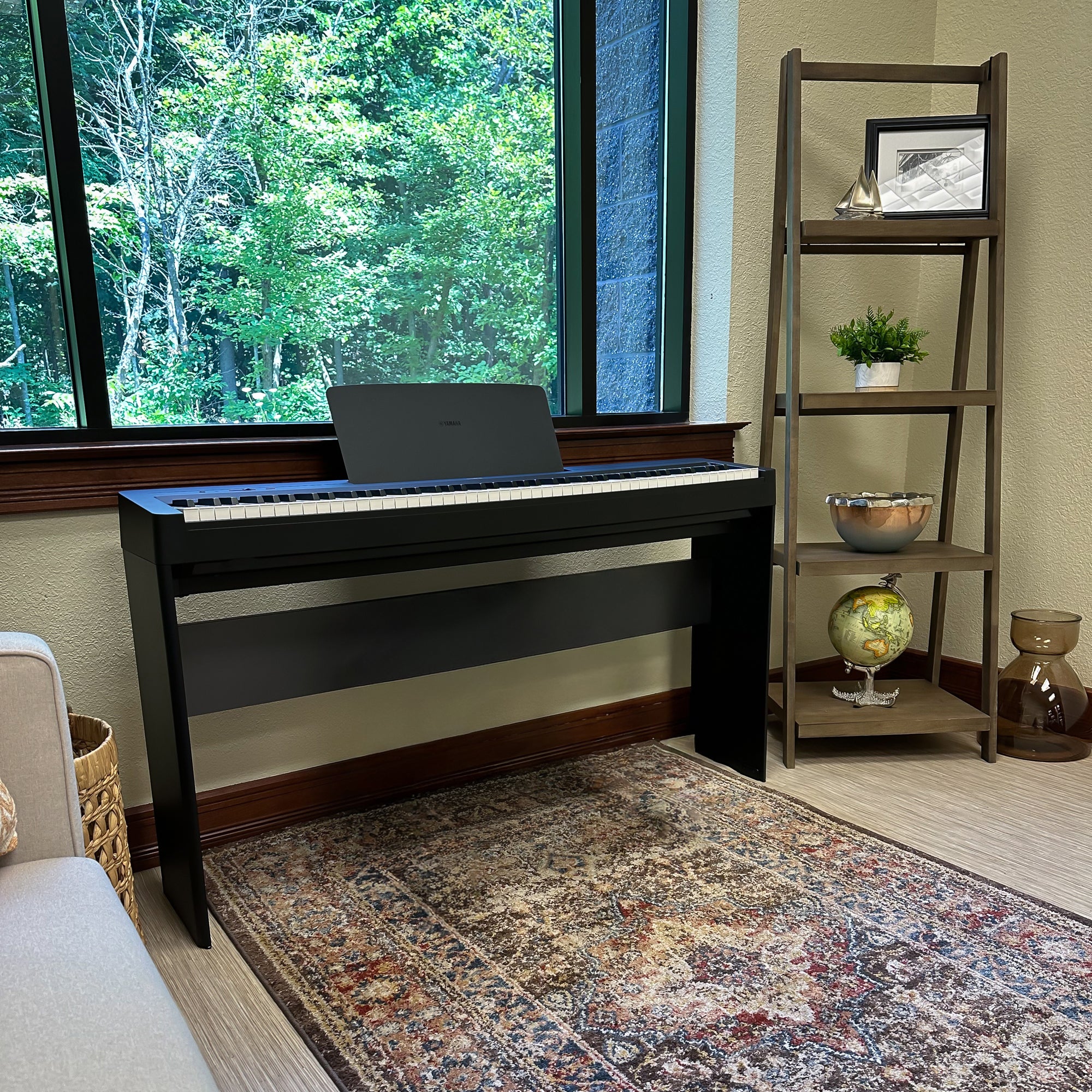 Yamaha P-143LXB Digital Piano Bundle with Stand, Bench and Pedal