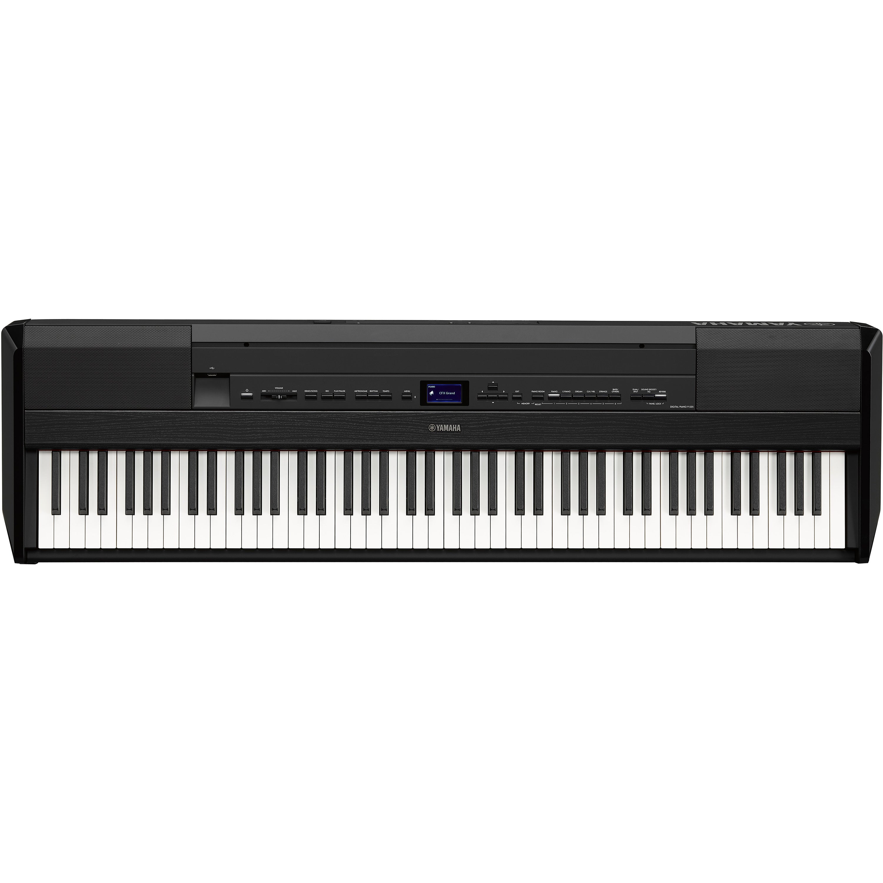 Yamaha P-525 Digital Piano - Black, View 3