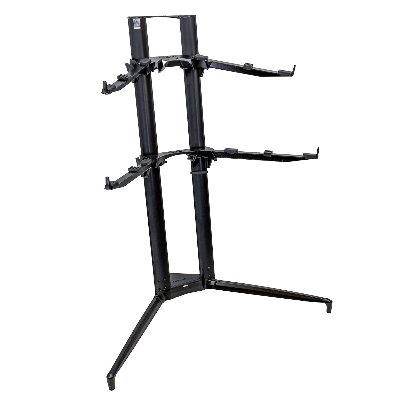 Stay Music Piano 1200/02 2-tier Keyboard Stand - Black