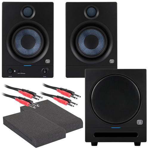 PreSonus Eris 5BT 5" Powered Studio-Monitors (Pair) with Bluetooth SUB PAK