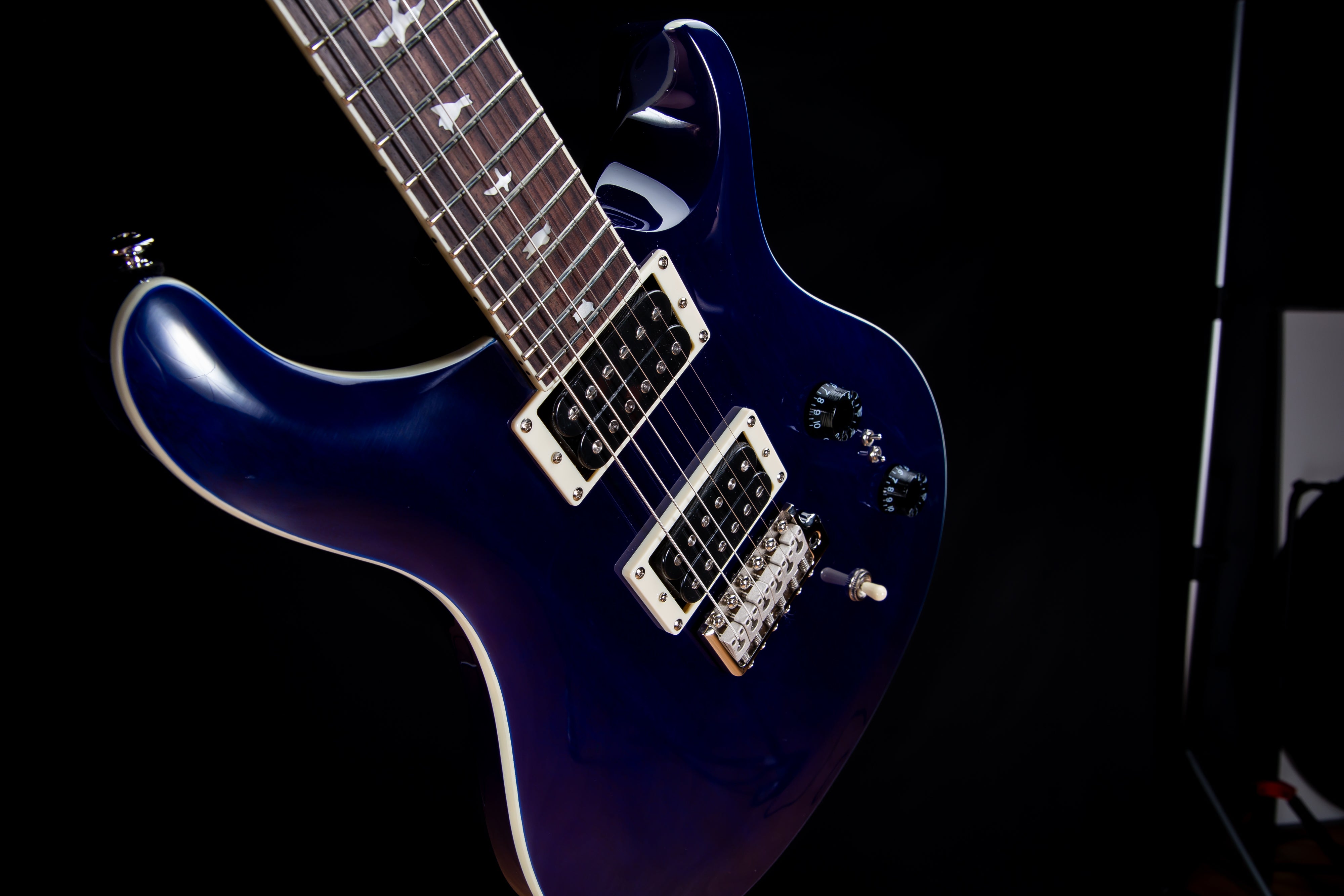 PRS SE Standard 24-08 Electric Guitar - Translucent Blue view 5